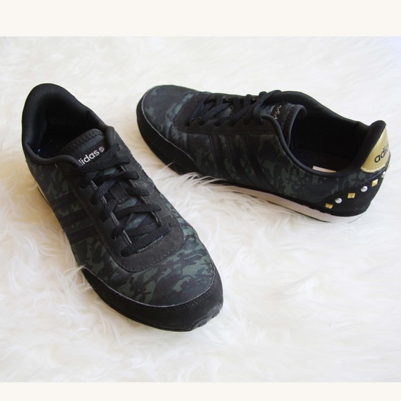 Adidas Neo Camo Print Women Sneaker 